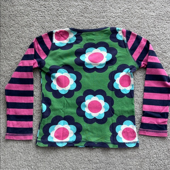 Mini Biden 100% cotton long-sleeved tee - flower power! - Picture 5 of 5